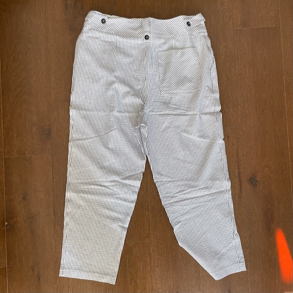 Topshop Stripe Peg Trousers - Picture 3 of 7